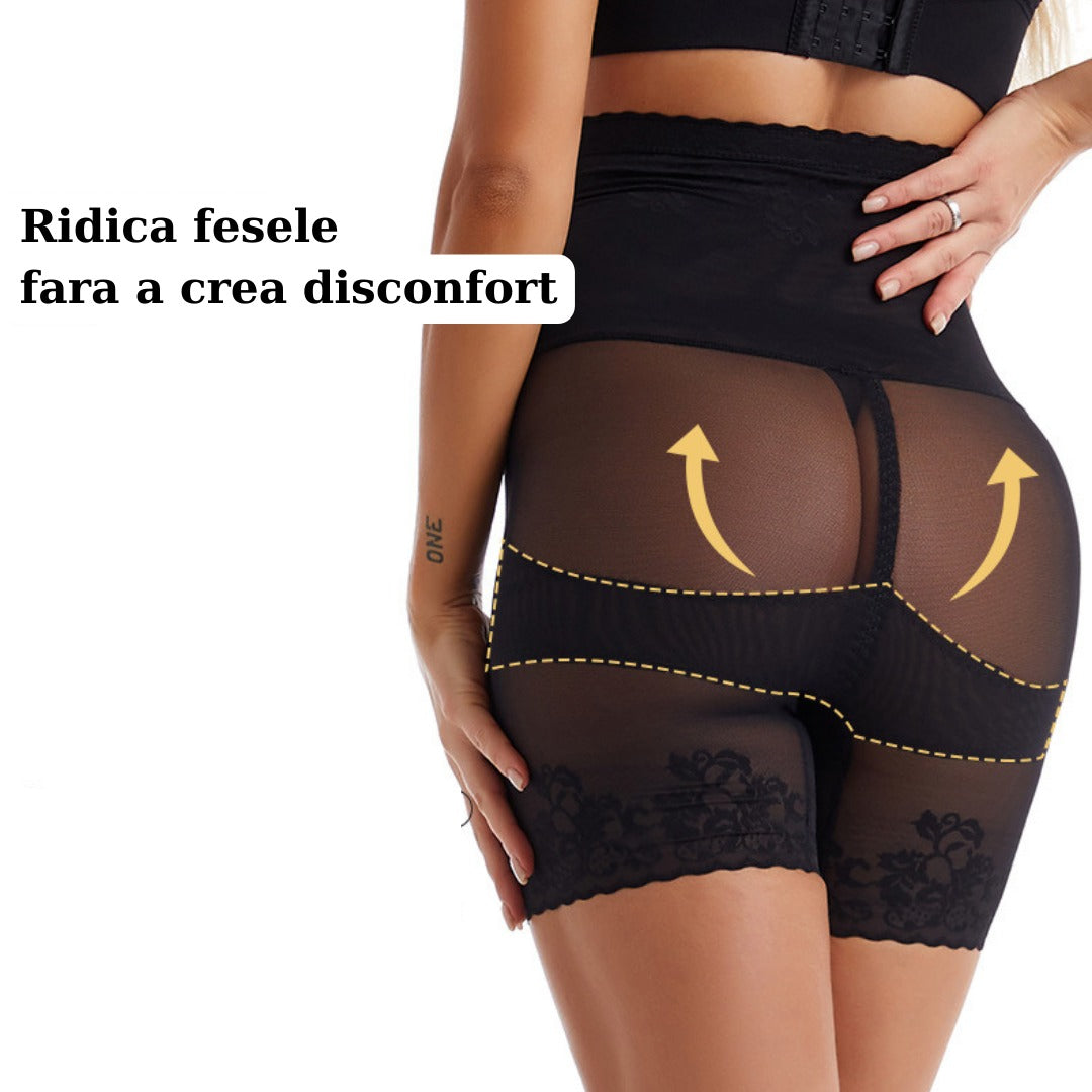 Corset Modelator Afrodita Negru - Lenjerie Modelatoare