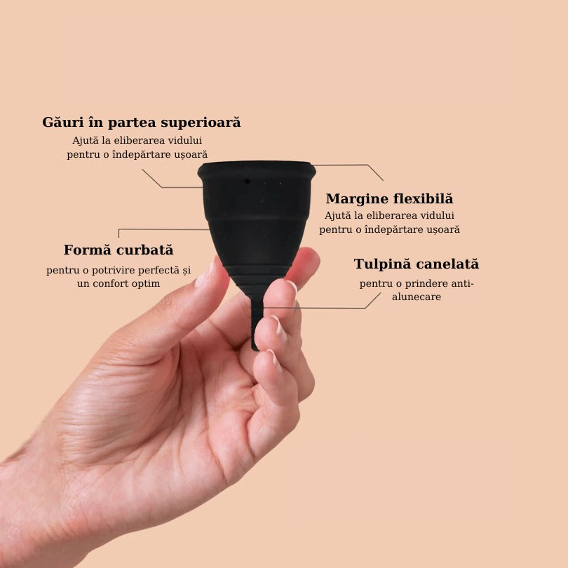 Kit Menstrual "New me" - Cupa Menstruala + Sterilizator