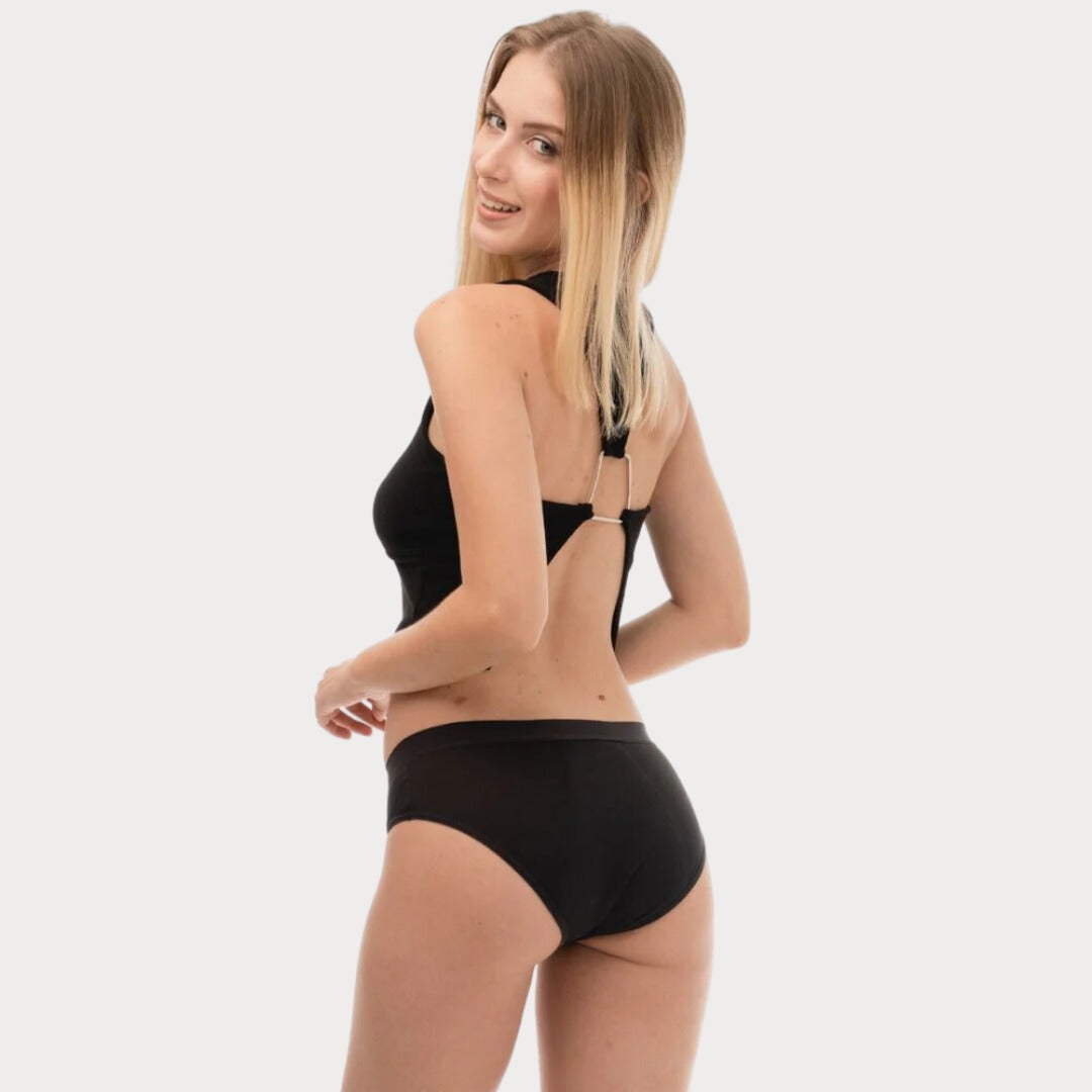 Chiloti Menstruali Reutilizabili Simple Negru - Absorbtie ridicata