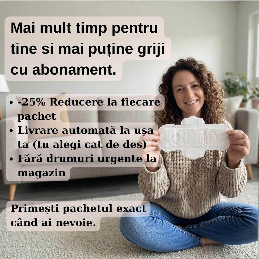 Absorbante zilnice din bumbac organic