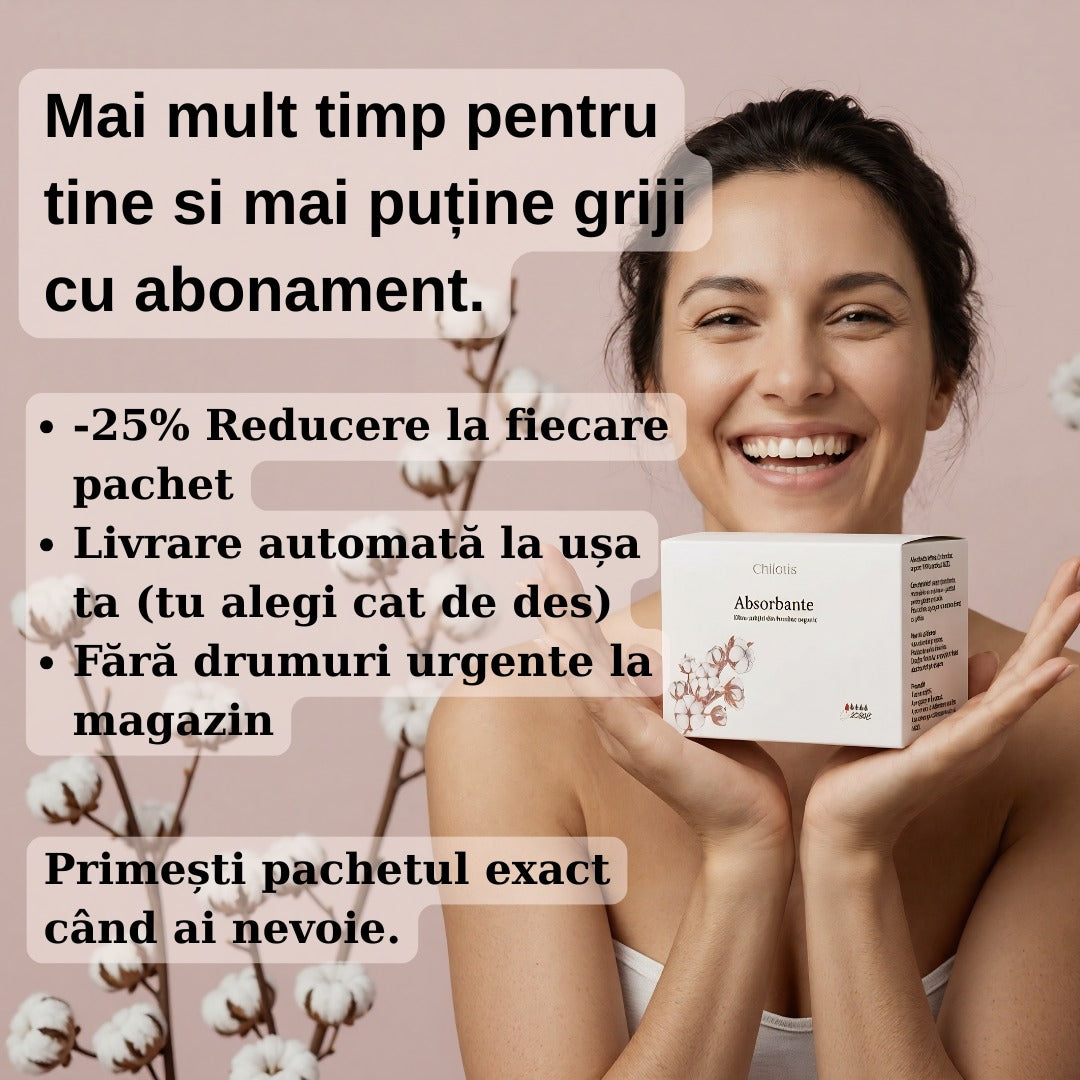 Absorbant din bumbac organic protej-slip