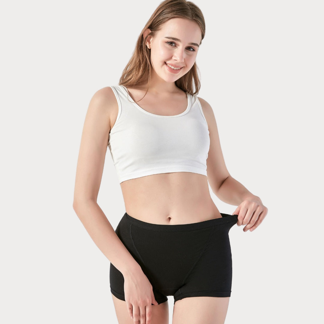 Boxeri Menstruali Reutilizabili Moon Negru - Absorbtie ridicata
