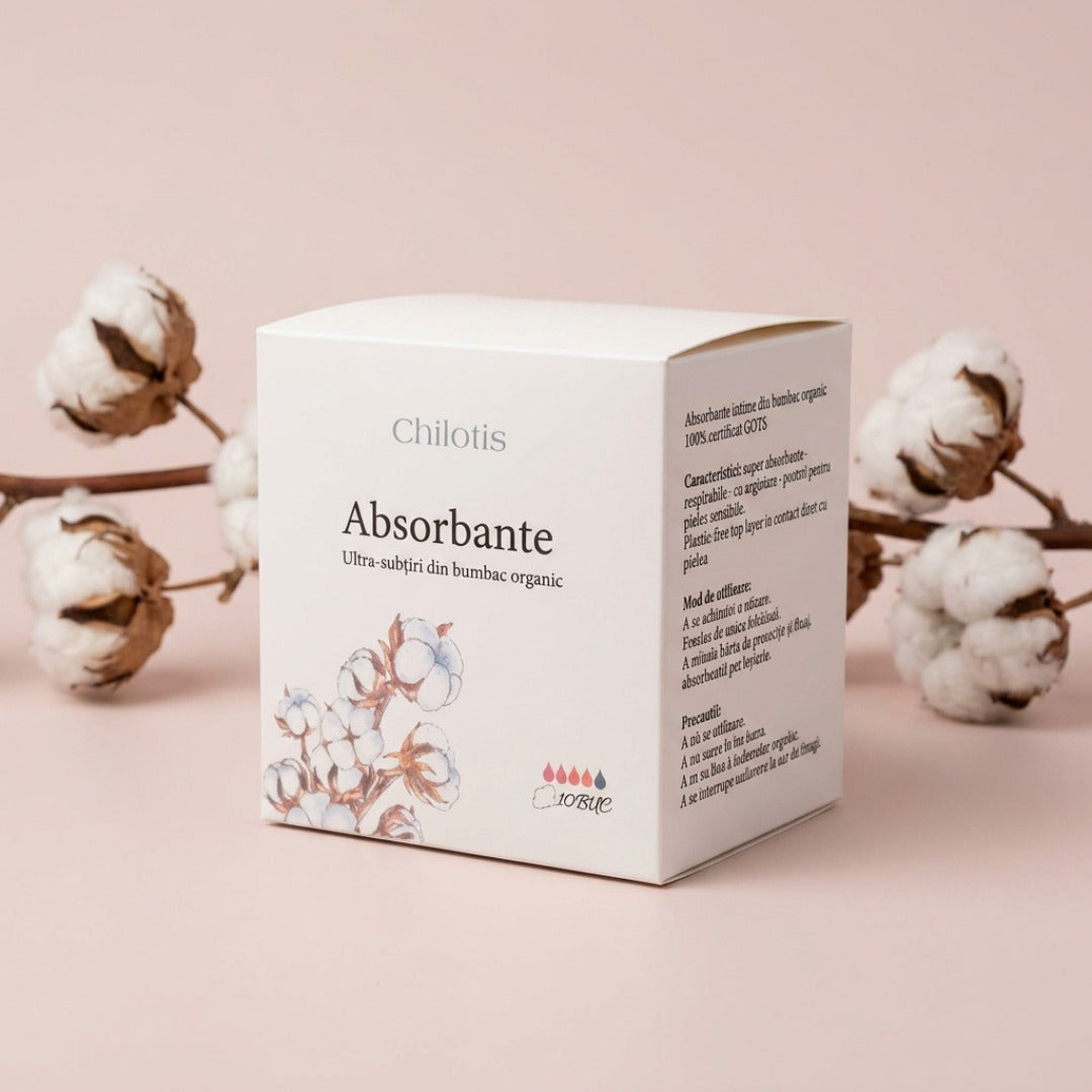 Absorbant din bumbac organic super