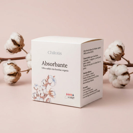 Absorbante din bumbac organic super