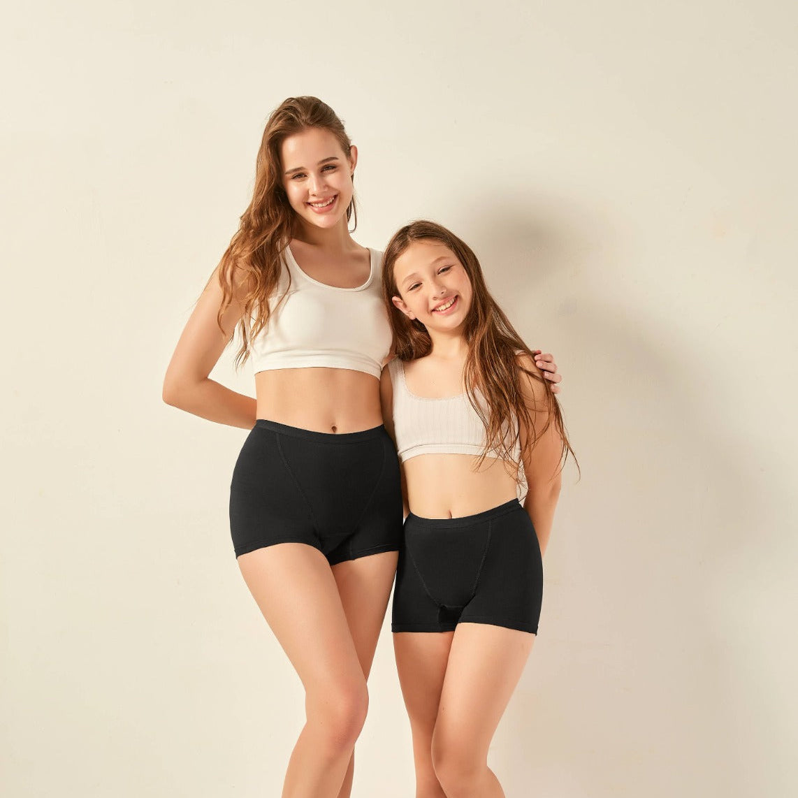 Boxeri Menstruali Reutilizabili Moon Negru - Absorbtie ridicata