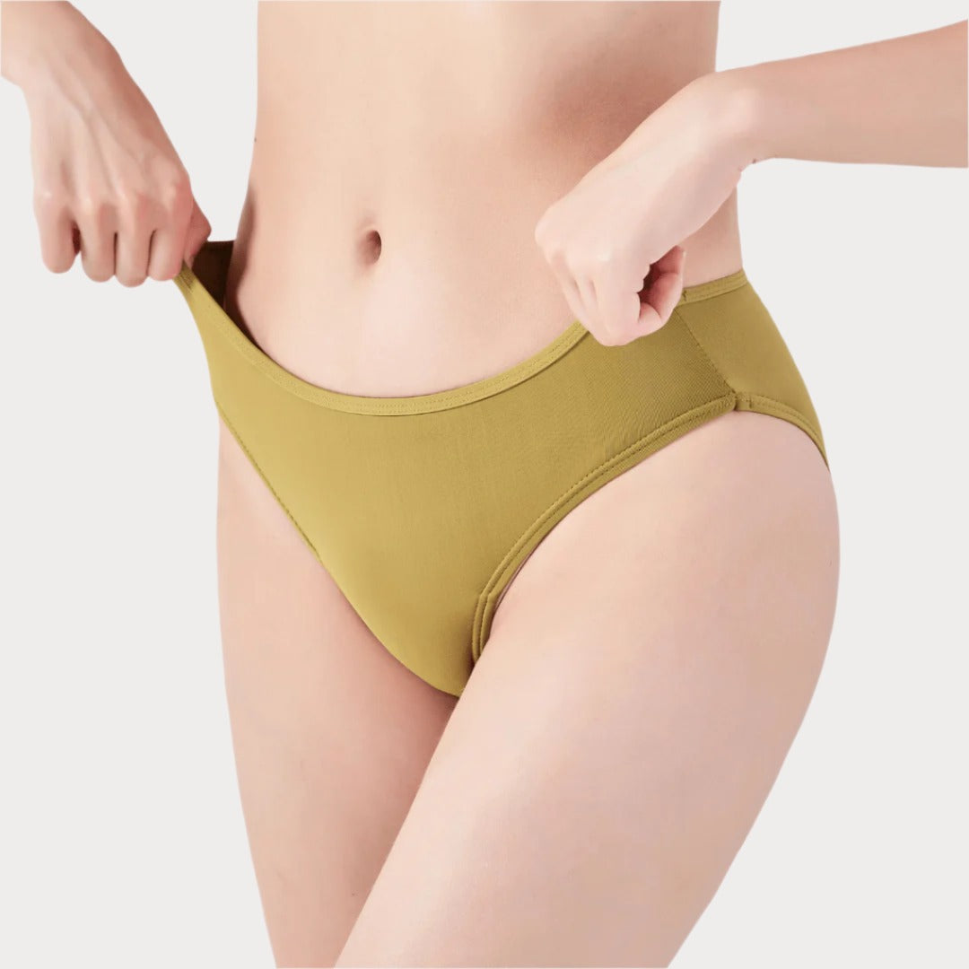 Slip de Baie Menstrual Olive - Costume de Baie
