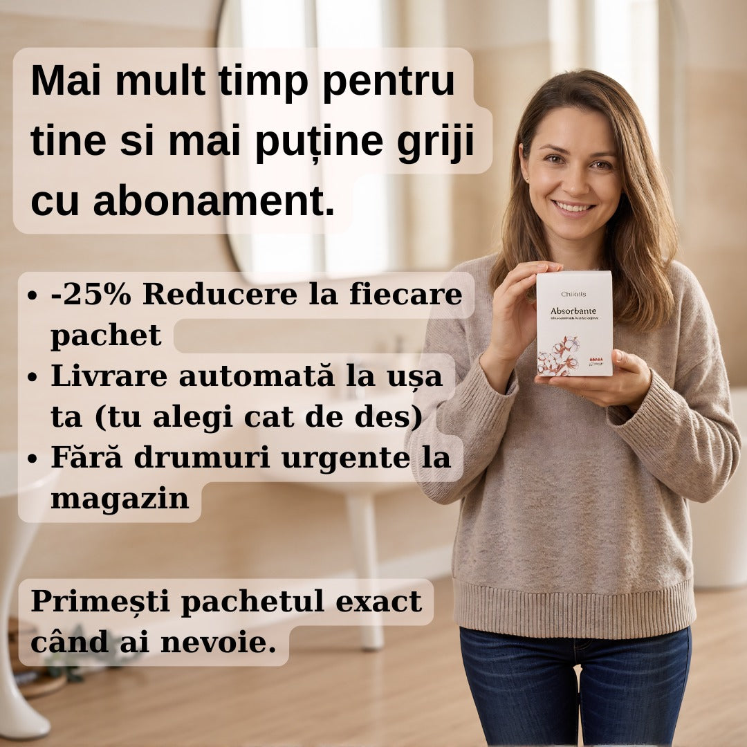 Absorbant din bumbac organic de noapte