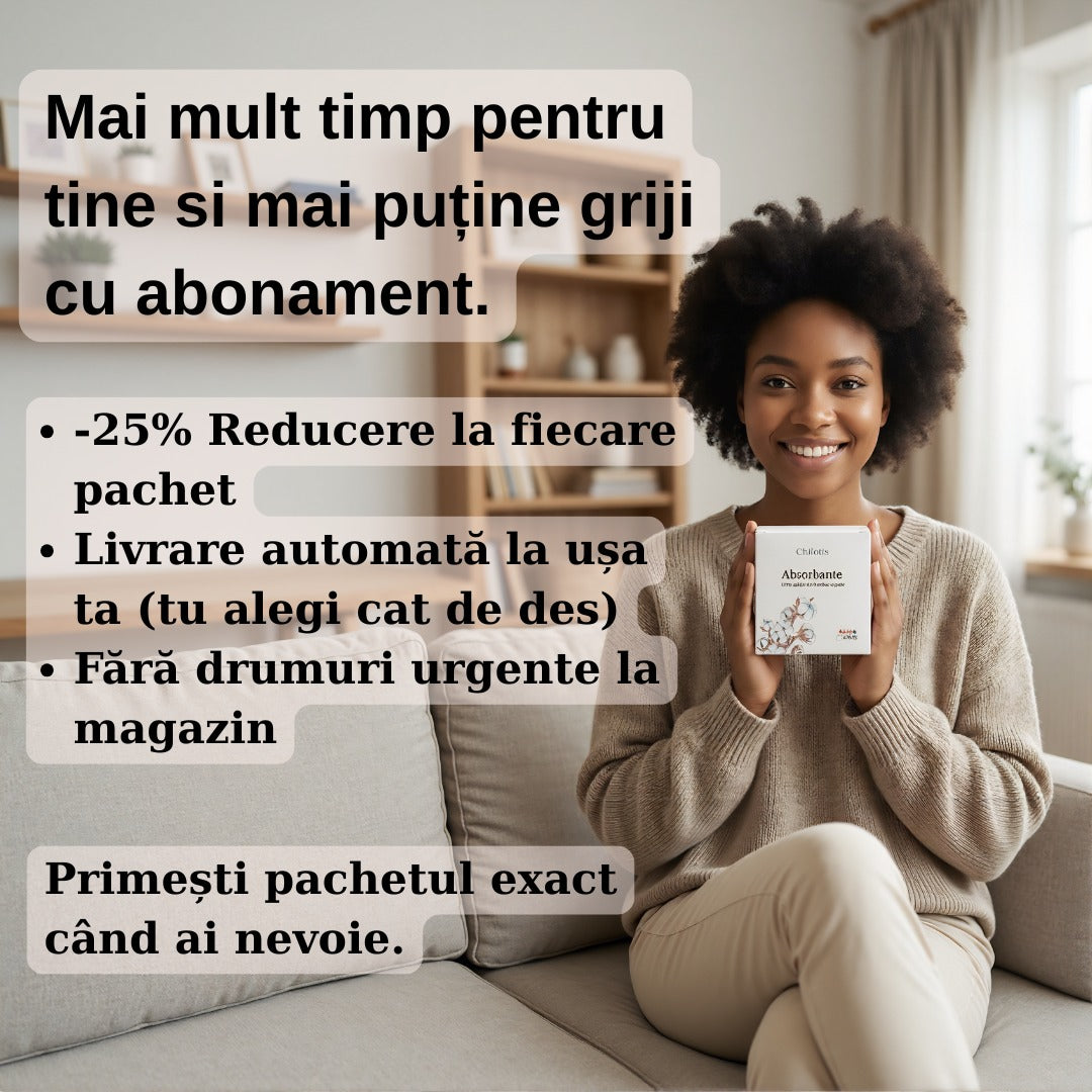 Absorbant din bumbac organic super